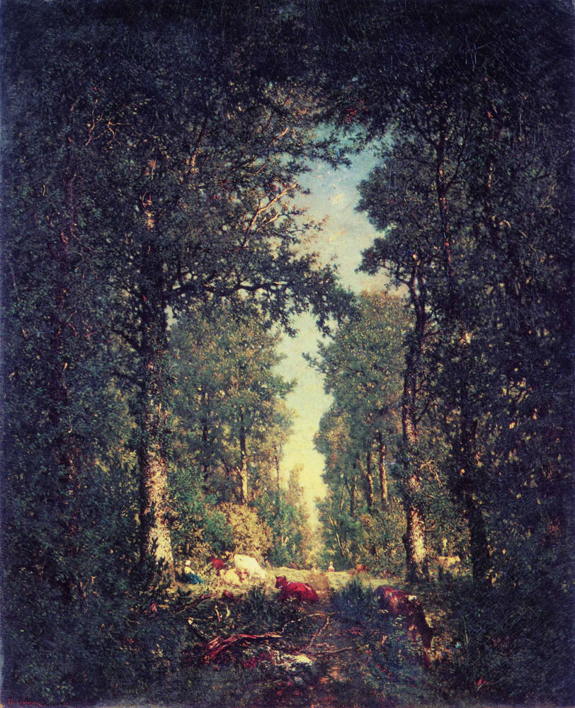 Théodore Rousseau - An Avenue of Trees