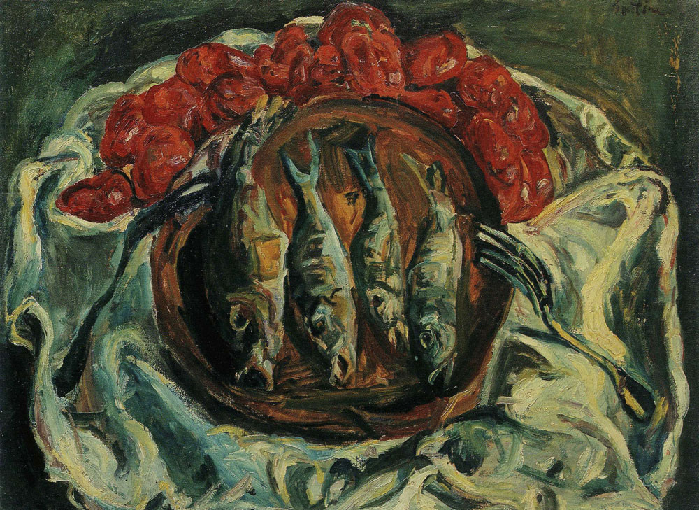 Chaim Soutine - Fish and Tomatoes