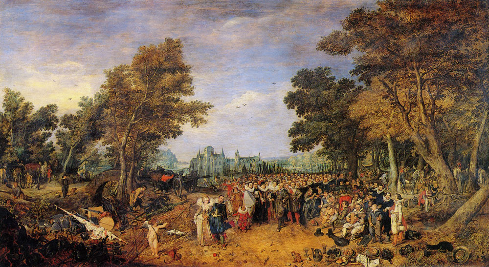 Adriaen van de Venne - Allegory of the Truce of 1609