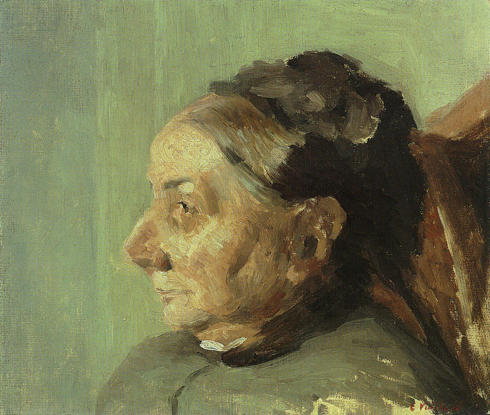 Edouard Vuillard - Madame Vuillard in Profile