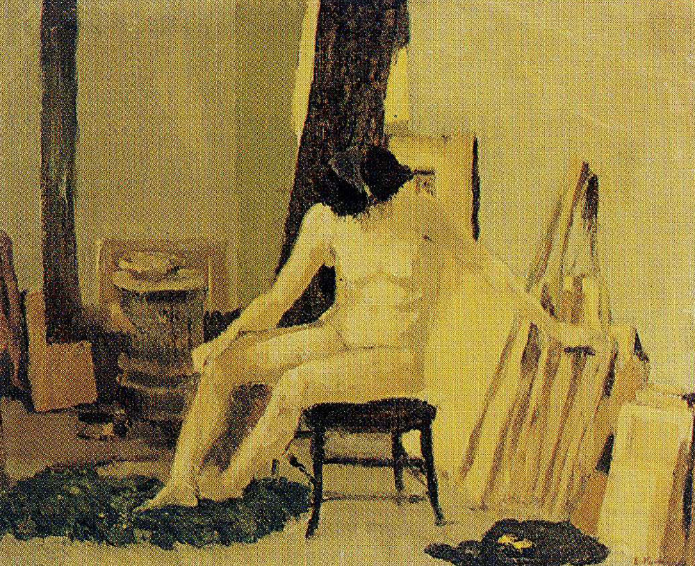Edouard Vuillard - Nude Seated by a Stove