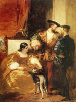 Richard Parkes Bonington François I and the Duchess d'Etampes