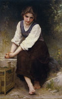 William-Adolphe Bouguereau The Empty Cage