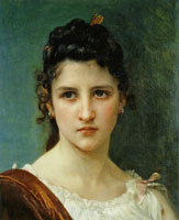 William-Adolphe Bouguereau Portrait of Gabrielle Drunzer
