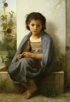 William-Adolphe Bouguereau The Knitter