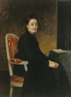 William-Adolphe Bouguereau Portrait of Madame Deseiligny
