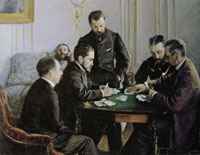 Gustave Caillebotte A Game of Bezique