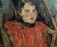 Chaim Soutine Portrait of Madame X (Portrait Rose)