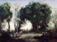 Camille Corot A Morning; Dance of the Nymphs