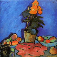 Alexej von Jawlensky Still-life with begonia