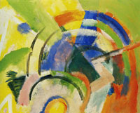 Franz Marc Small Composition IV
