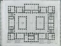 Jacob Vennekool after Jacob van Campen Plan of the Main Floor of the Amsterdam Town Hall