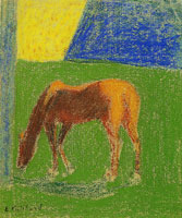 Edouard Vuillard Horse Grazing