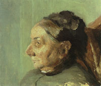 Edouard Vuillard Madame Vuillard in Profile