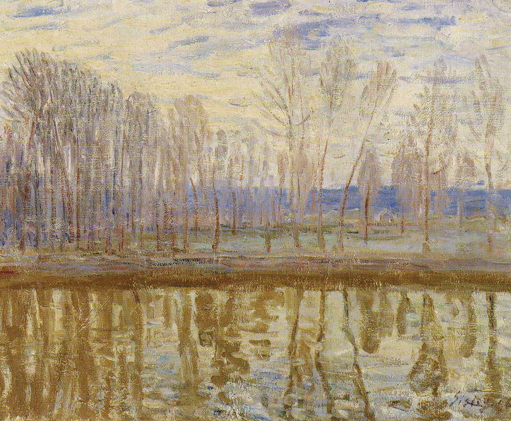 Alfred Sisley - On the Shores of Loing
