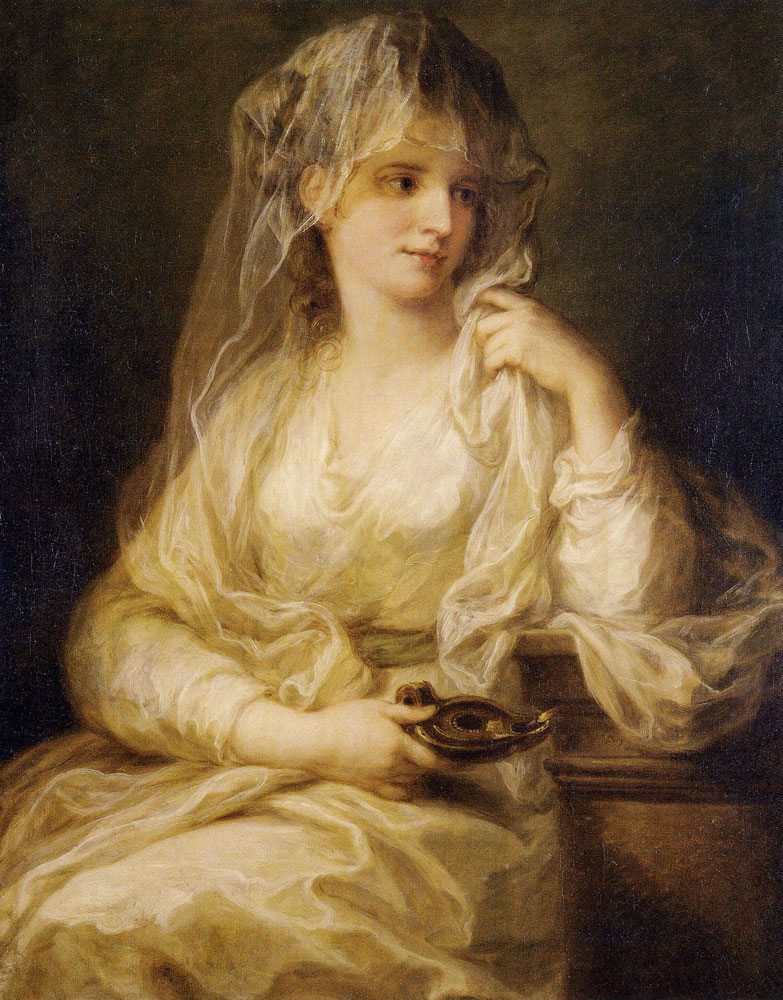 Angelika Kauffmann - Portrait of a Lady as Vestal Virgin