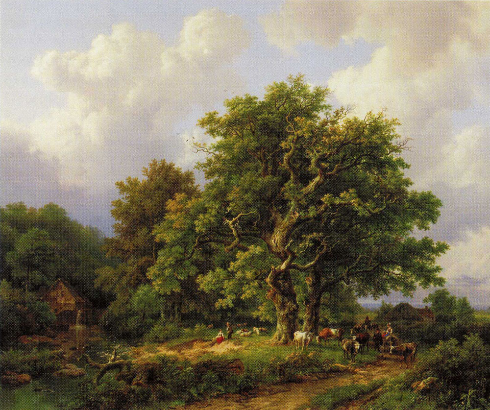 Barend Cornelis Koekkoek - Summer Landscape