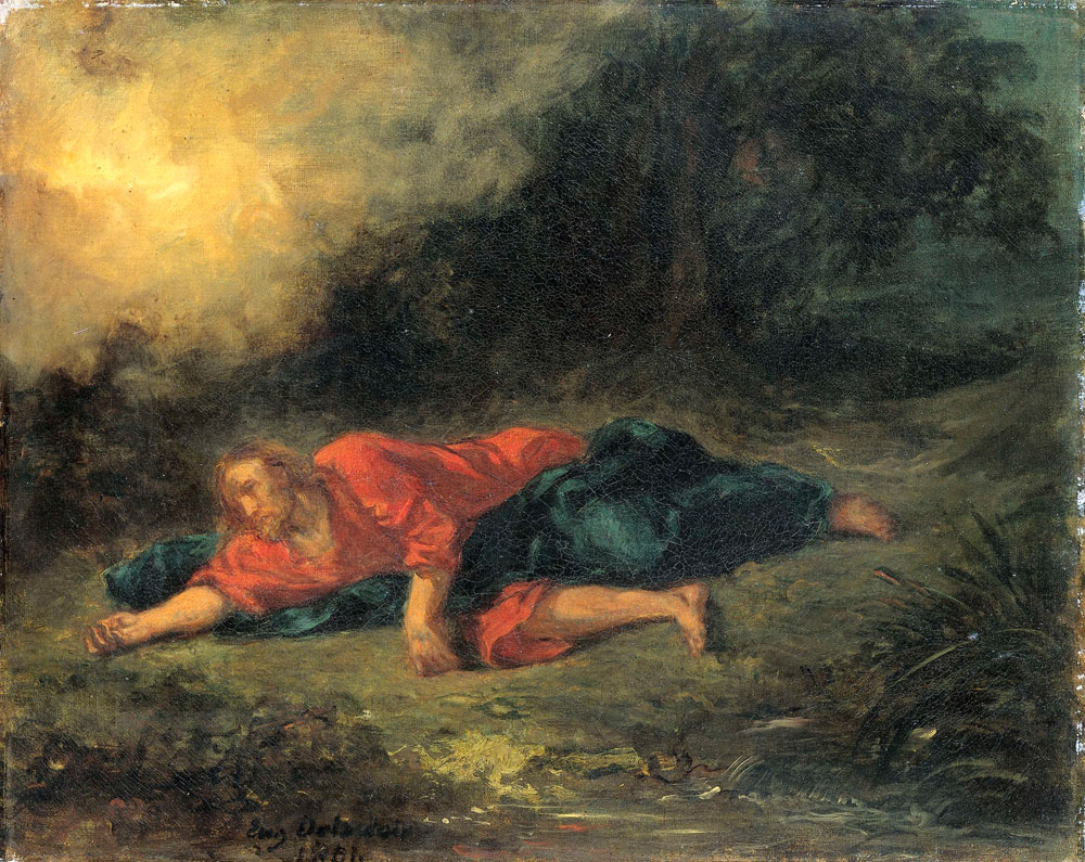 Eugène Delacroix - The Agony in the Garden