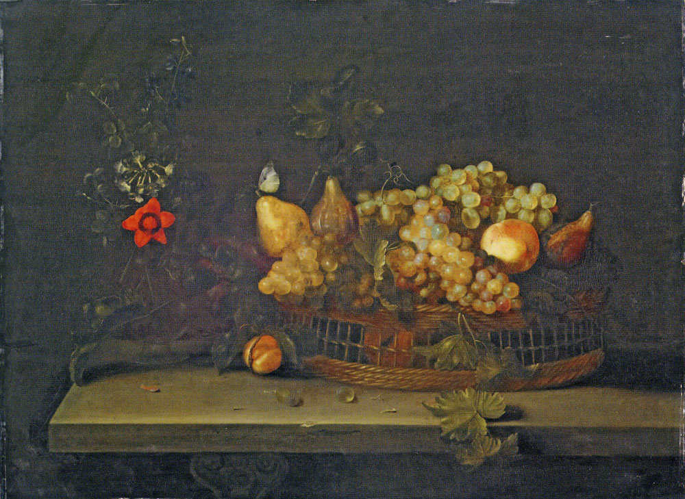 Frans Ykens - Still Life with Fruit and Flowers