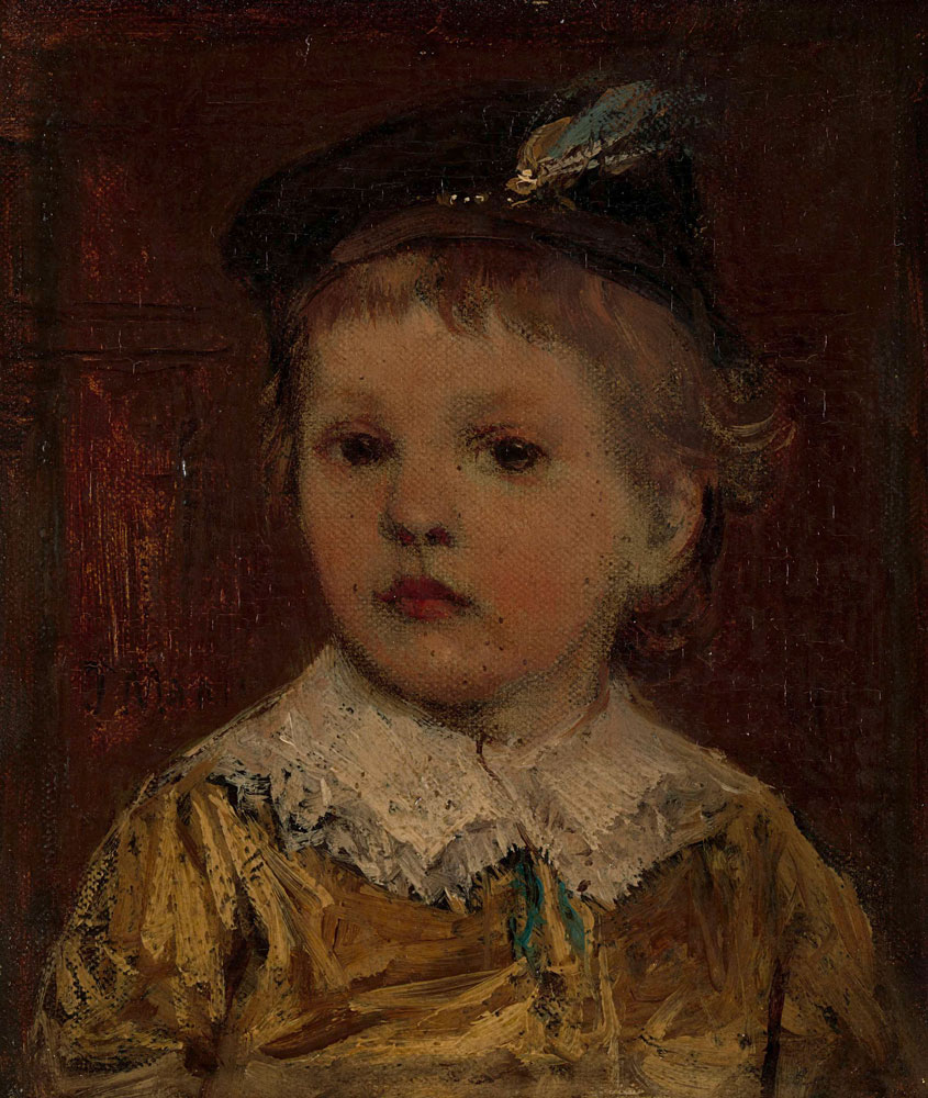 Jacob Maris - 'Portrait of Willem', probably Willem Matthijs Maris Jbzn, son of Jacob Maris