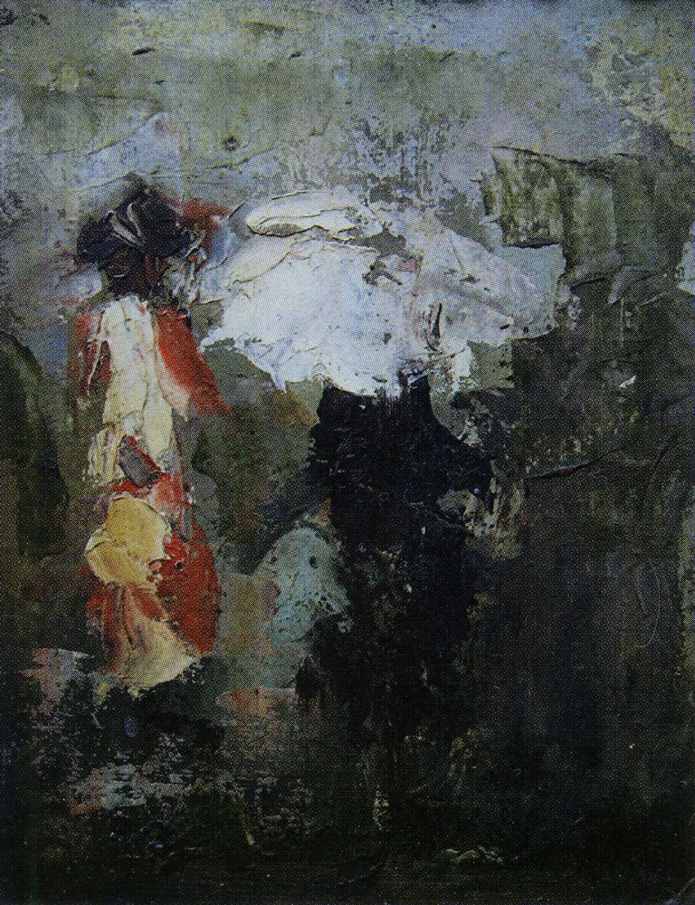 James Ensor - Two Figures in the Rain