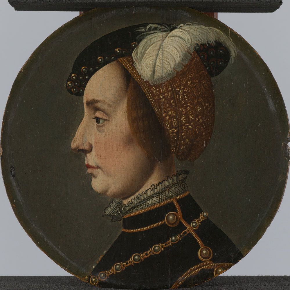 Possibly copy after Jan van Scorel - Portrait of Anna of Lorraine, Consort of René de Chalon, Prince of Orange