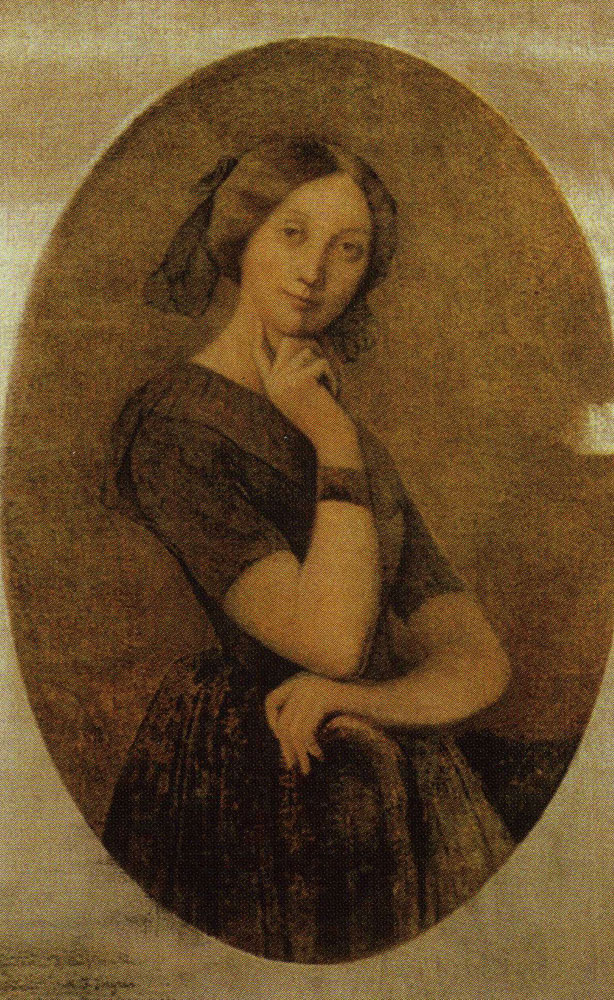 Jean Auguste Dominique Ingres - Portrait of Vicomtesse Louise-Albertine d'Haussonville