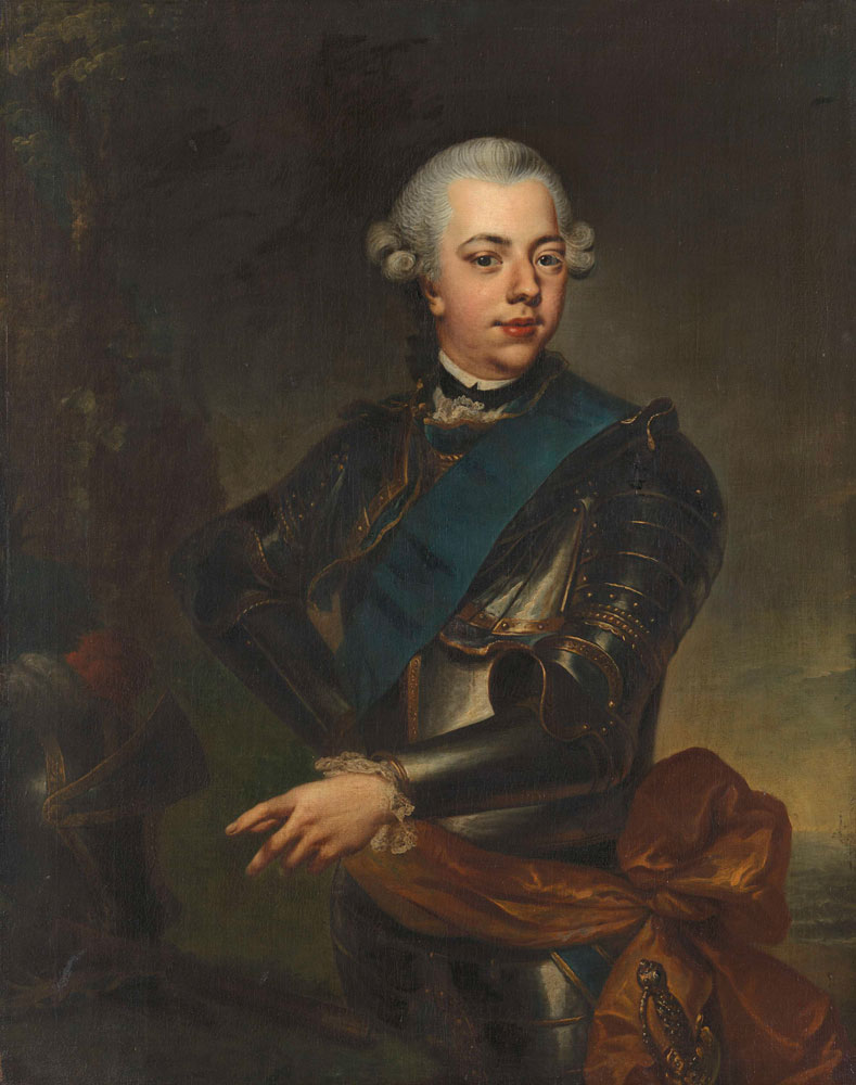 Johann Georg Ziesenis - Willem V (1748-1806), prins van Oranje-Nassau