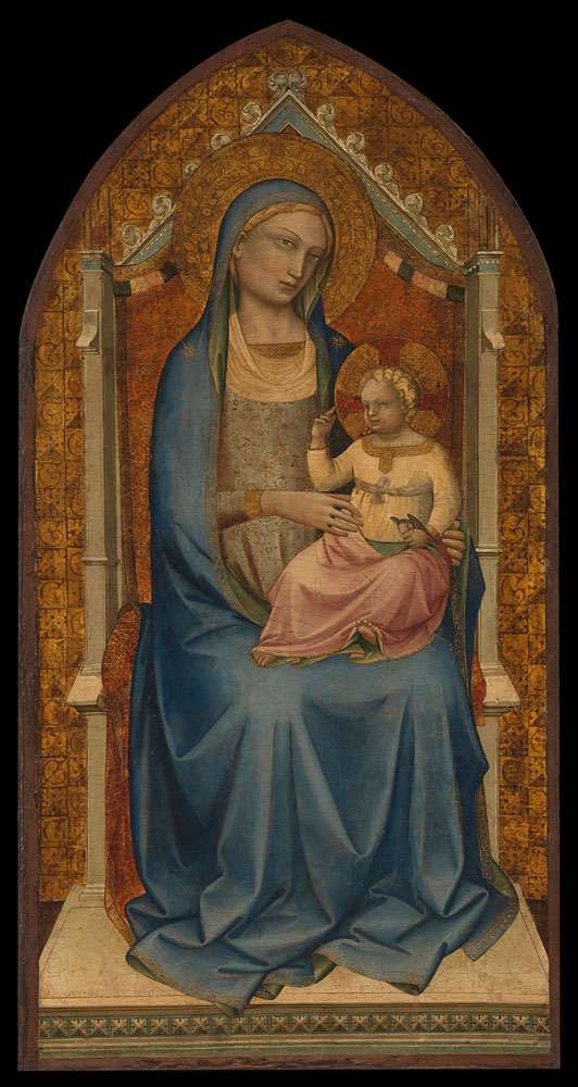 School of Lorenzo Monaco - Virgin and Child