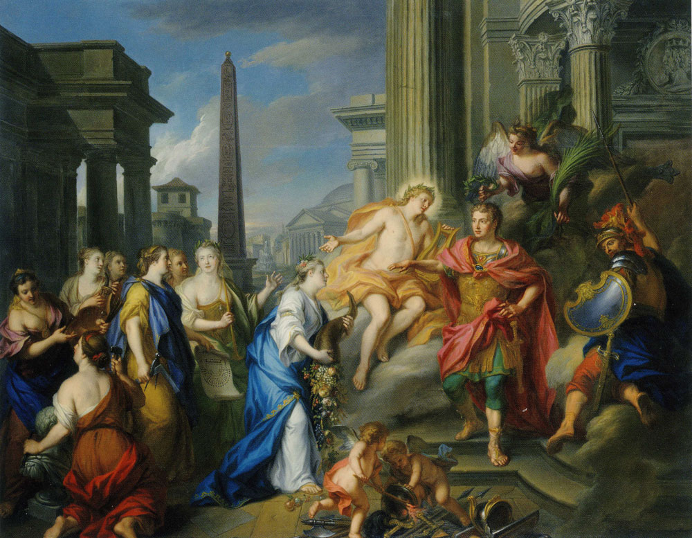 Louis de Silvestre - Augustus Closes the Temple of Janus