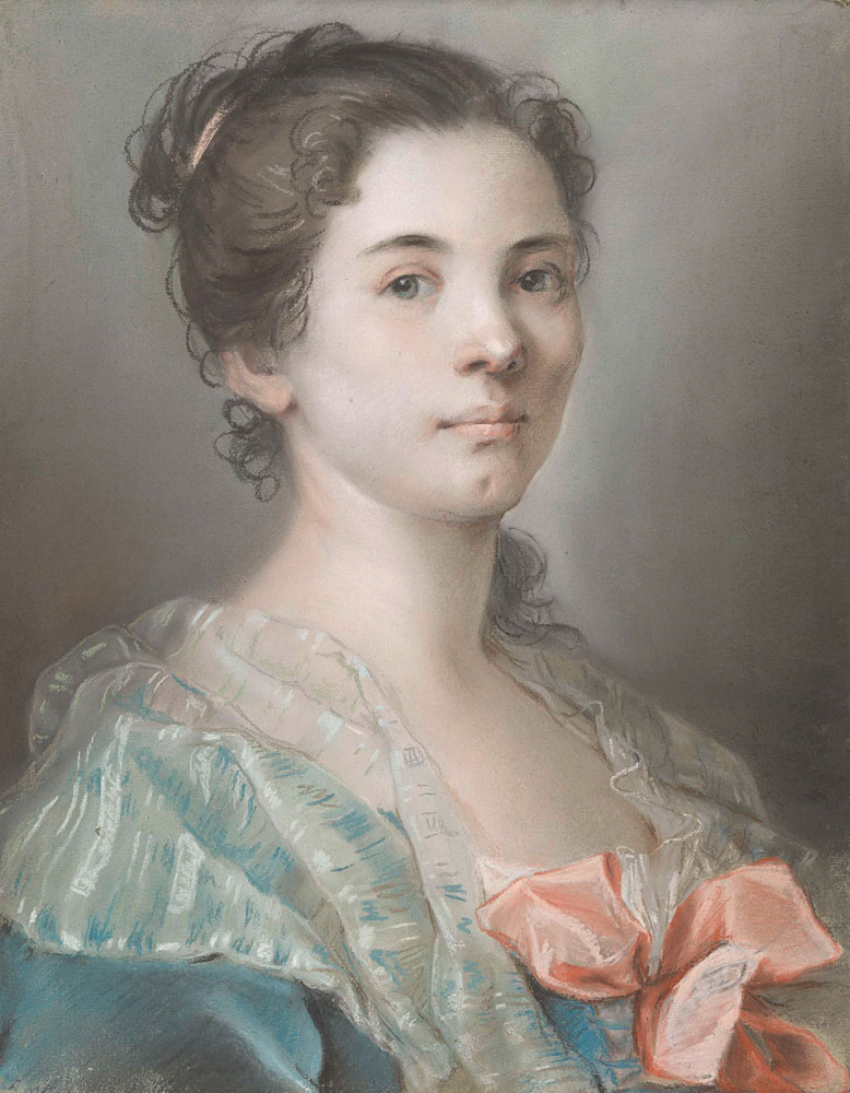 Madeleine Françoise Basseporte - Portrait of a Young Woman