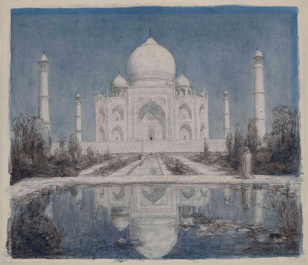 Marius Bauer - Taj Mahal by Moonlight