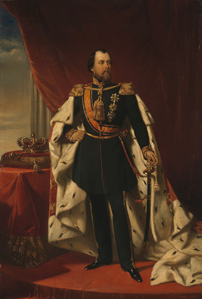 Nicolaas Pieneman - Portrait of William III, King of the Netherlands