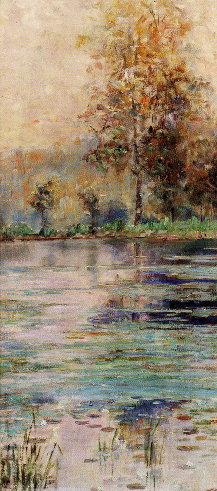 Per Ekström - French Landscape with Water-Lillies