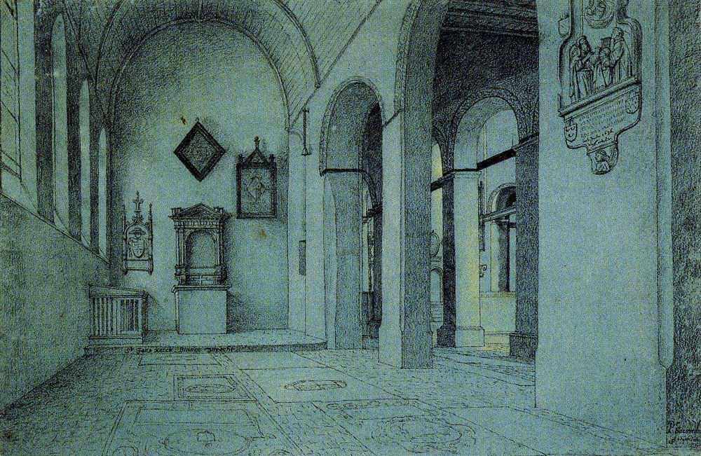 Pieter Saenredam - Interior of St Janskerk in Utrecht