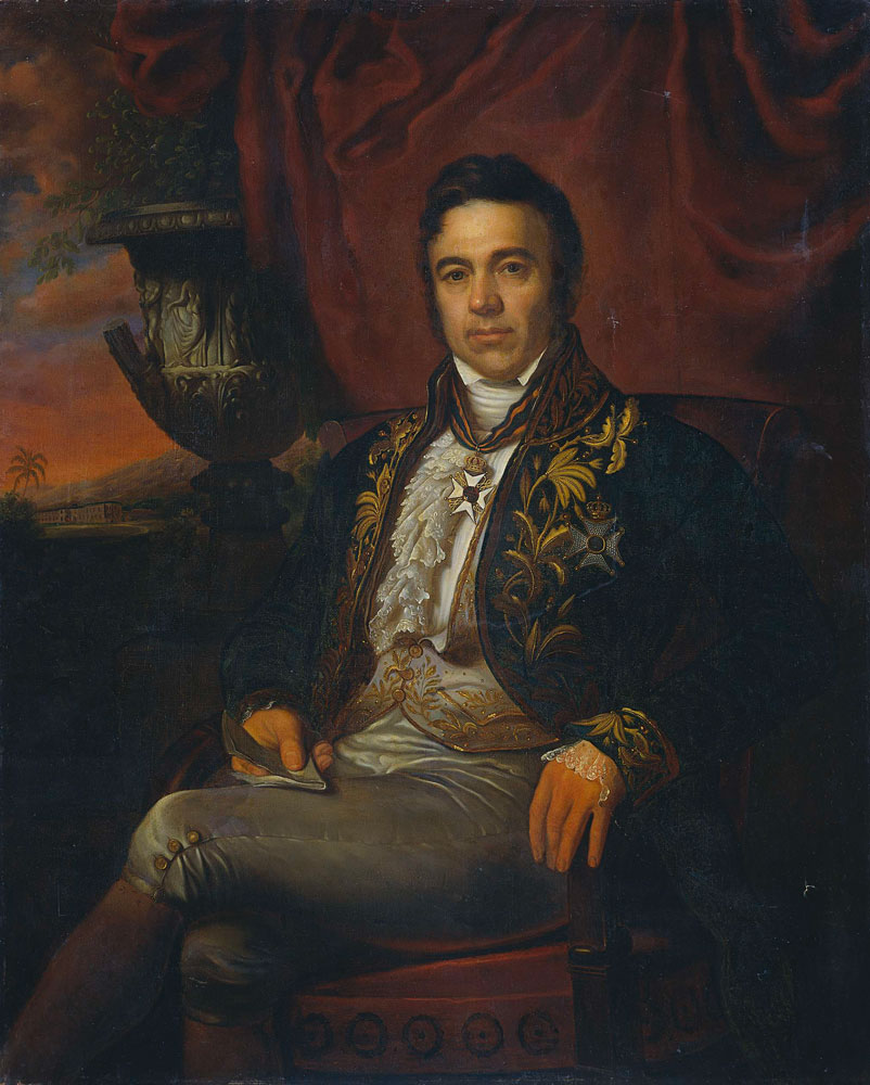 Raden Sarief Bastaman Saleh - Portrait of Jean Chrétien Baud, Governor-General ad interim of the Dutch East Indies