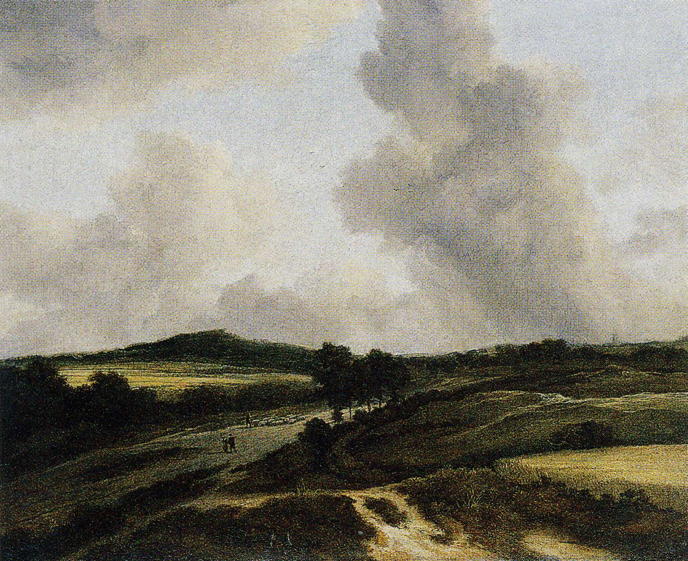 Jacob van Ruisdael - Grainfield in a Hilly Landscape