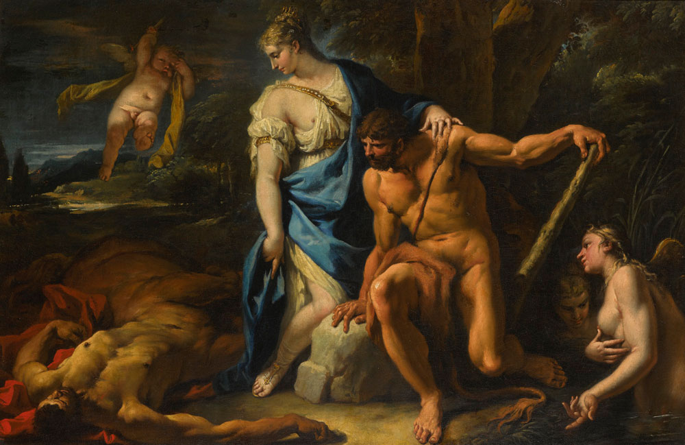 Sebastiano Ricci - Hercules and Deianira, with the Dying Centaur Nessus