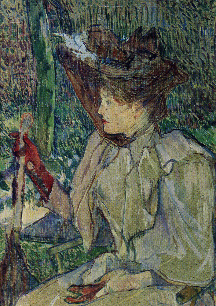 Henri de Toulouse-Lautrec - Woman with Gloves (Honorine Platzer)
