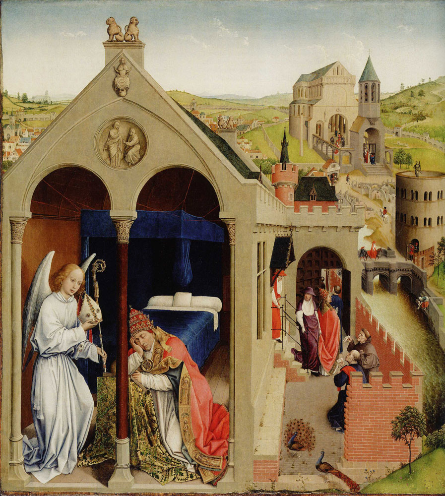 Rogier van der Weyden - Dream of Pope Sergius