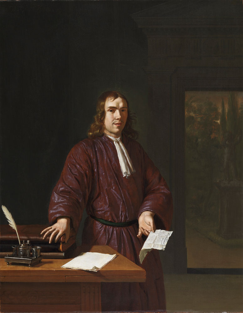 Willem van Mieris - Portrait of Samuel van Acker