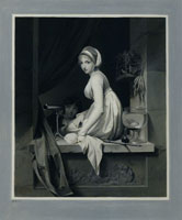 Louis-Léopold Boilly A Girl at a Window