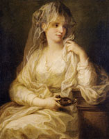 Angelika Kauffmann Portrait of a Lady as Vestal Virgin