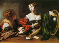 Caravaggio Martha and Mary Magdalene