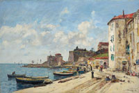 Eugène Boudin Villefranche, le port