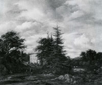 Jacob van Ruisdael Park with a Country House