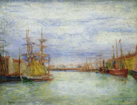James Ensor The Docks at Ostend