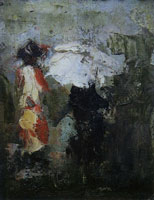 James Ensor Two Figures in the Rain