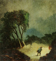 James Ensor Wood Landscape with Figure