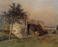 Jean-Charles Cazin An Old Fortress